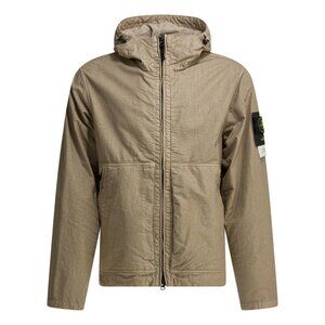 Stone Island Raincoat With Logo Tag Size M Men